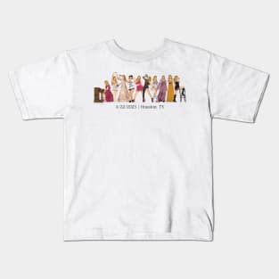 4/22 Houston Iconic Outifts Era Tour Kids T-Shirt